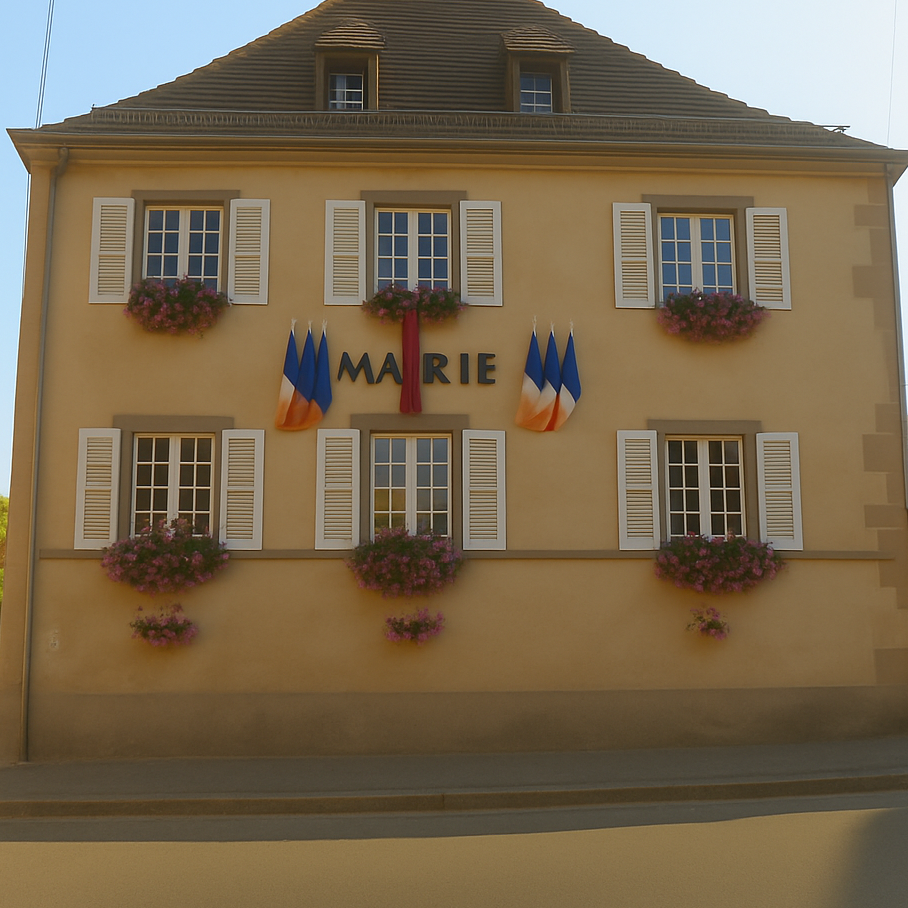 Mairie de Dachstein, ville de la micro-crèche.