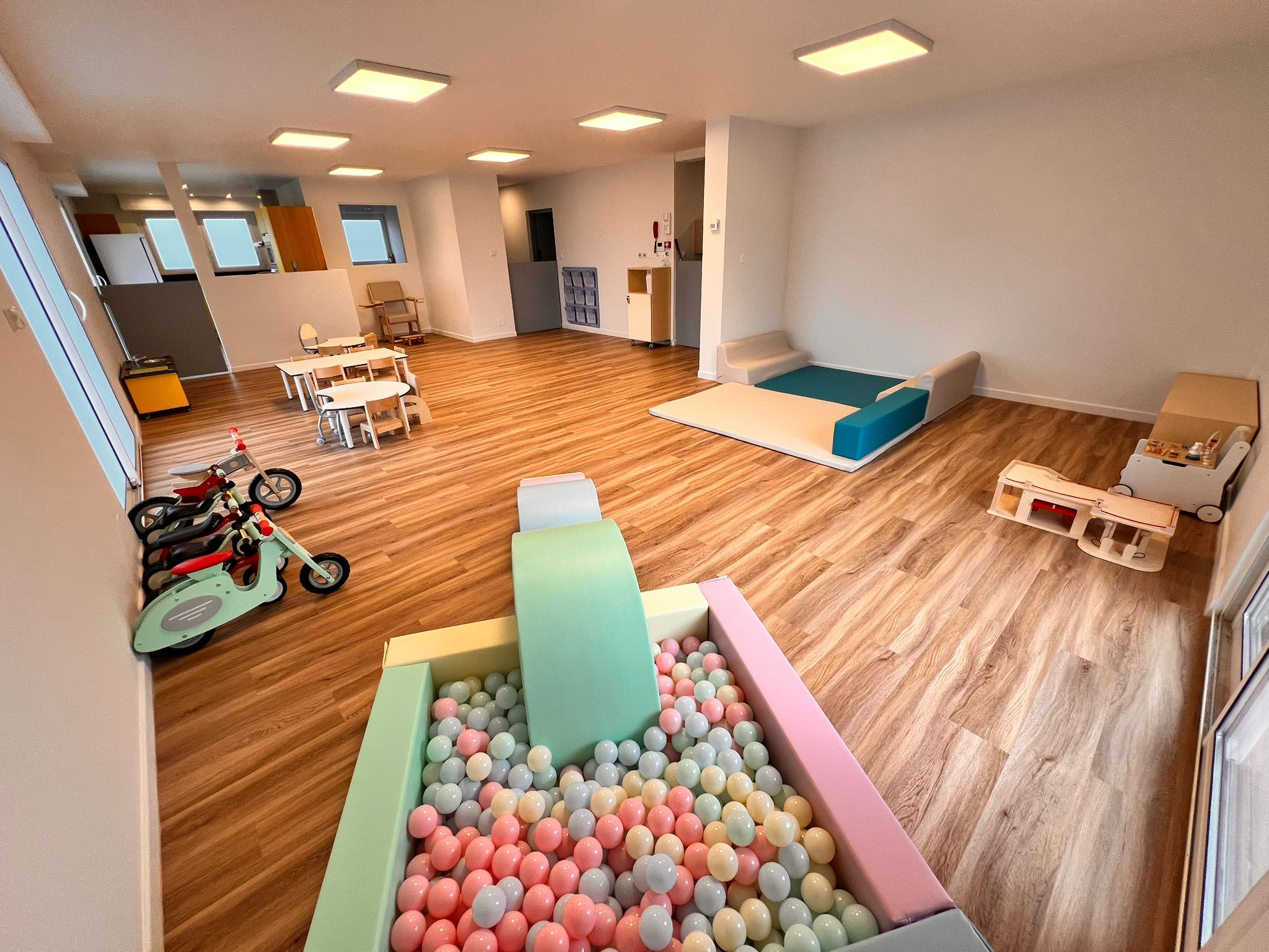 micro-crèche Dachstein, salle d'éveil